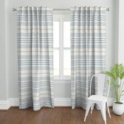 Country Linen Varied Stripes Blue