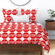 18 red white road signs traffic signs Graffiti vandalism vandalize pop art don't stop loving yourself inspirational messages love
