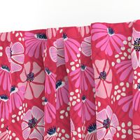 Bold & bright flowers/red and pink/large