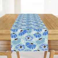 Bold & bright flowers - blue