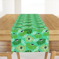 Bold & bright flowers - green