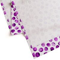 Watercolor Dots // Orchid Violet // Large