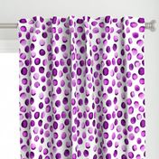 Watercolor Dots // Orchid Violet // Large