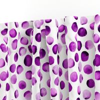 Watercolor Dots // Orchid Violet // Small
