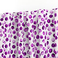 Watercolor Dots // Orchid Violet // Small