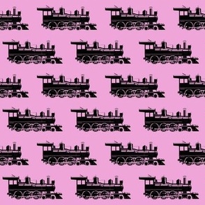 Steam Engines on Pink // Small