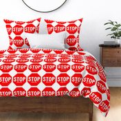 21 red white road signs traffic signs Graffiti vandalism vandalize pop art stop being toxic inspirational motivational encouraging messages