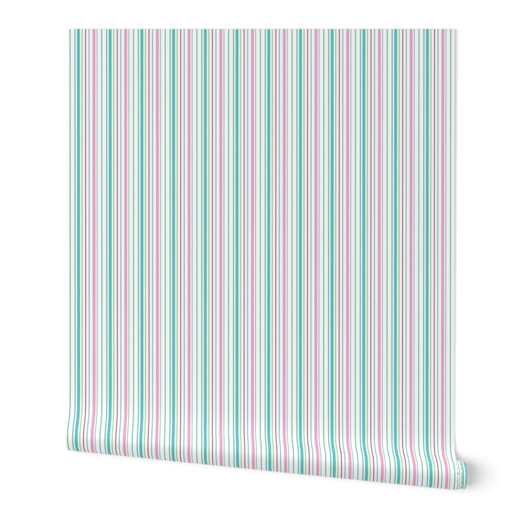 Green and Pink Stripe