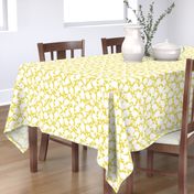 Nabby Vintage Yellow Floral Silhouette