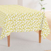 Nabby Vintage Yellow Floral Silhouette