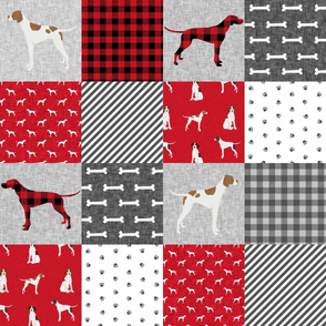 english pointer cheater pet quilt a dog breed quilt collection