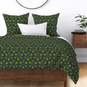 ★ SPIRALING WEED with SEED ★ Green & Dark Gray - Large Scale/ Collection : Cannabis Factory 1 – Marijuana, Ganja, Pot, Hemp and other weeds prints