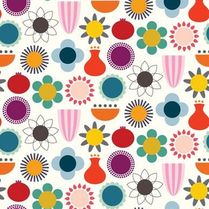 Mod Scandinavian Flower Mix