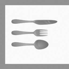 cutlery - tea towel