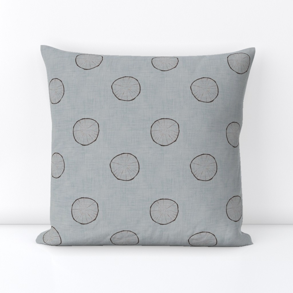 Log Linen (stone blue-grey)