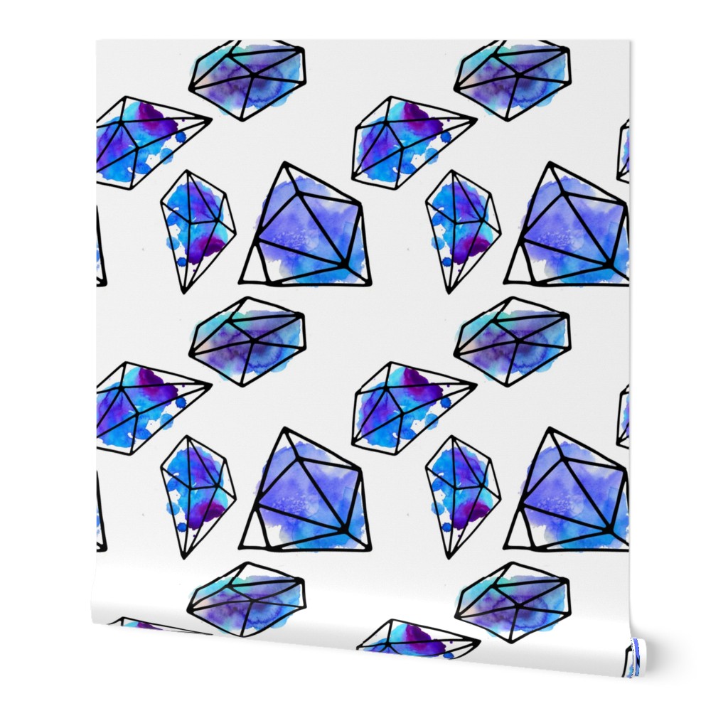 Watercolor Crystals