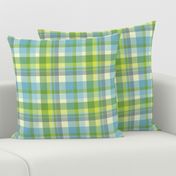 spring green plaid