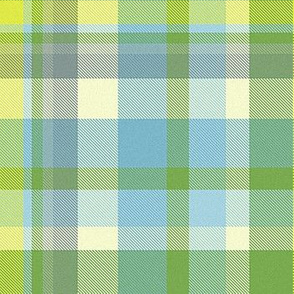 spring green plaid