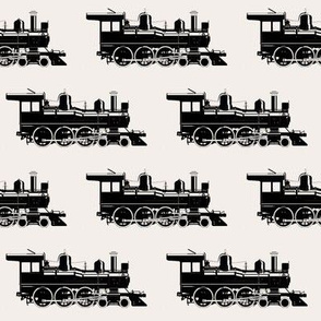 Steam Engines on Off-white // Large