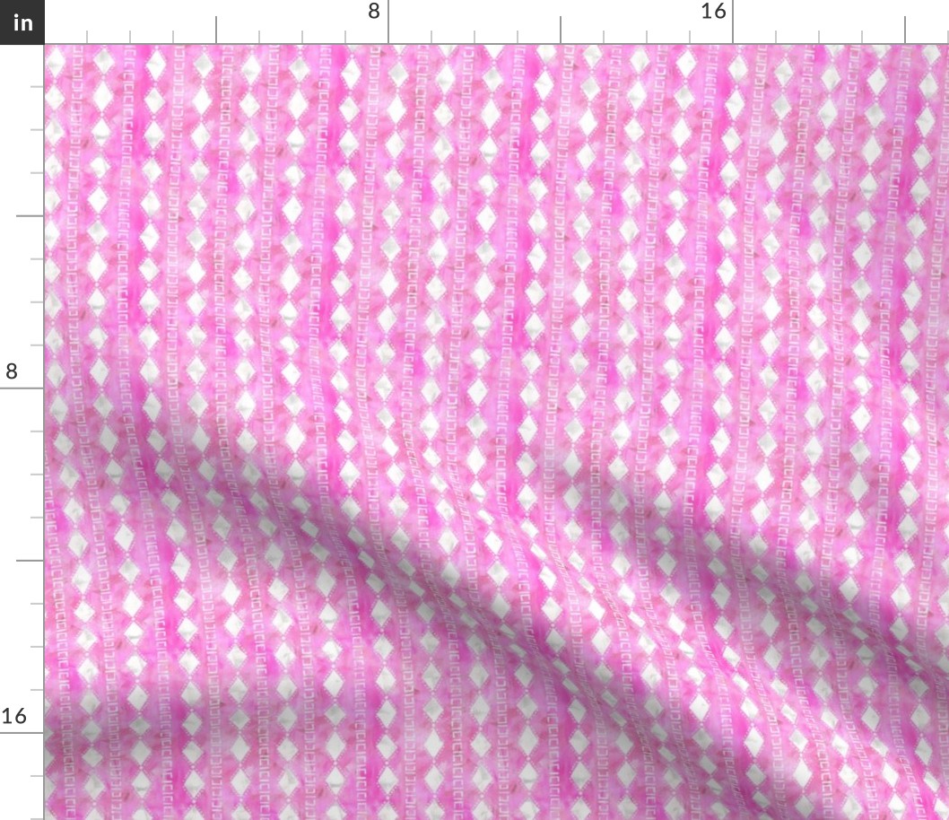 kahala diamond stripe pink