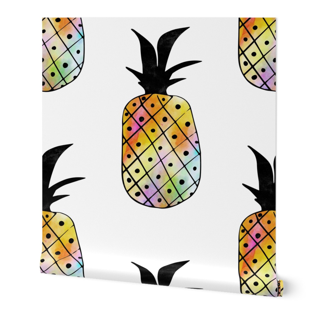 Rainbow Pineapple Pattern