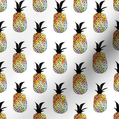 Rainbow Pineapple Pattern