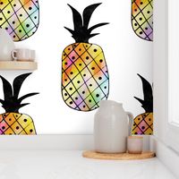 Rainbow Pineapple Pattern