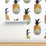 Rainbow Pineapple Pattern