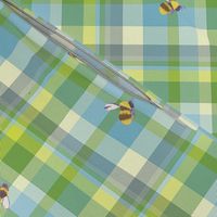 bees plaid