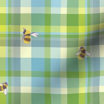 bees plaid