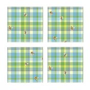 bees plaid