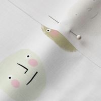 Smiling pastel dots 