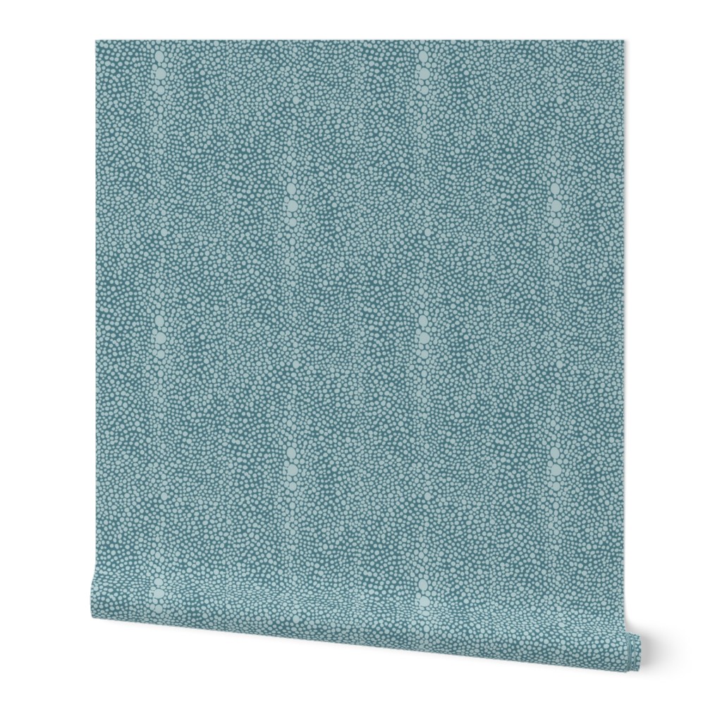 Petite Shagreen aqua teal