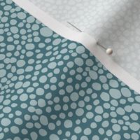 Petite Shagreen aqua teal