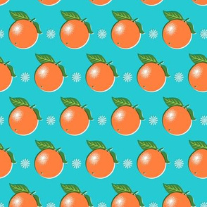 Sunkissed* (Television Blue) || minimalist oranges