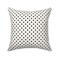 Dotty: Cream & Black Polka Dot