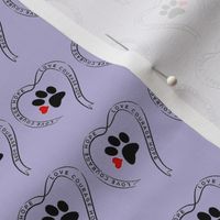 Pet Cancer Ribbon Purple 