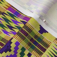 Kente Cloth // Blue-Violet & Goldenrod // Small