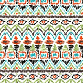ethnic multicolored tribal rustic pattern ornament 