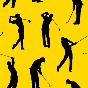 Golfers on Gold // Large
