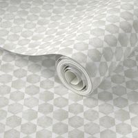 Warm Gray/Beige and White Hexagonal Pattern