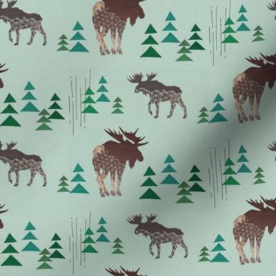 Geometric Moose and Trees