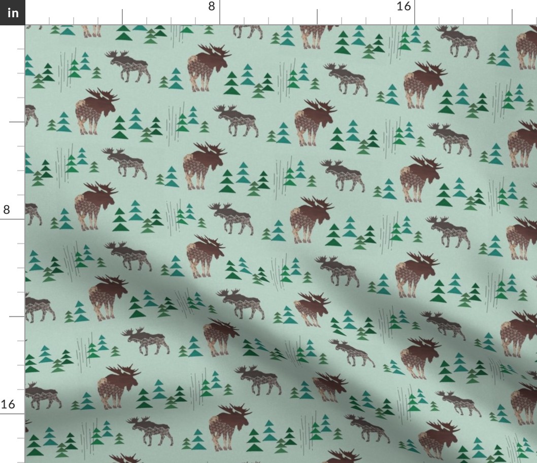 Geometric Moose and Trees