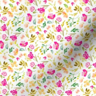 Meadow Watercolor Floral 50%