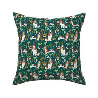 basset hound fiesta dog breed fabric 