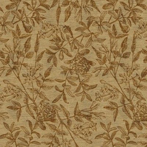 Vintage-Floral Wood