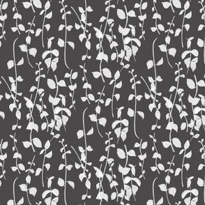 Frida Black and White Leaves