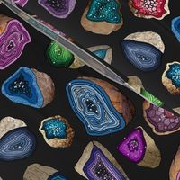 Geodes in Jewel Tones 