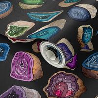 Geodes in Jewel Tones 