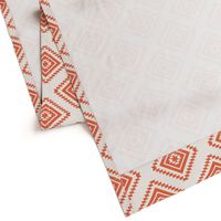 Aztec - Red, H White